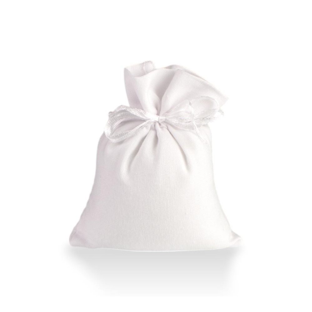 SACCHETTO COTONE 10X13CM BIANCO GR